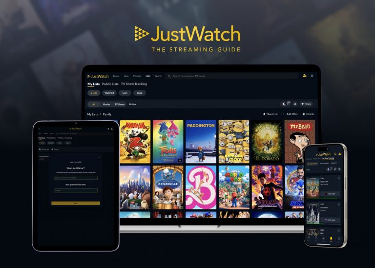 JustWatch adds new lists feature and imports your IMDb lists