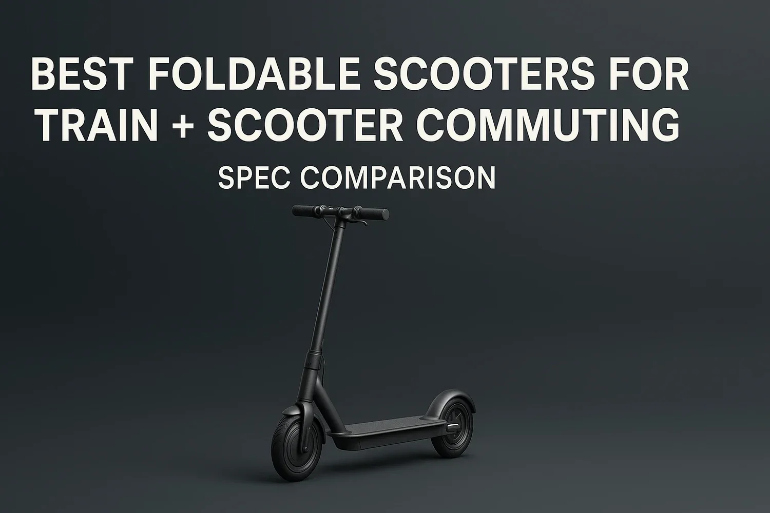 Best Foldable Scooters for Train + Scooter Commuting (Spec Comparison)
