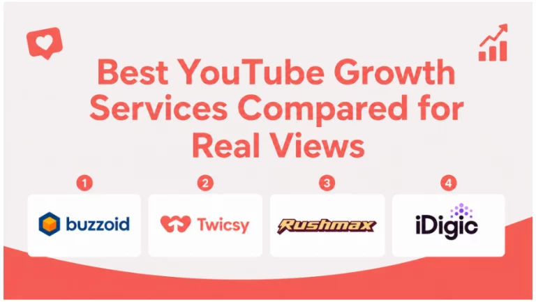 Best YouTube Growth Services Compared for Real Views