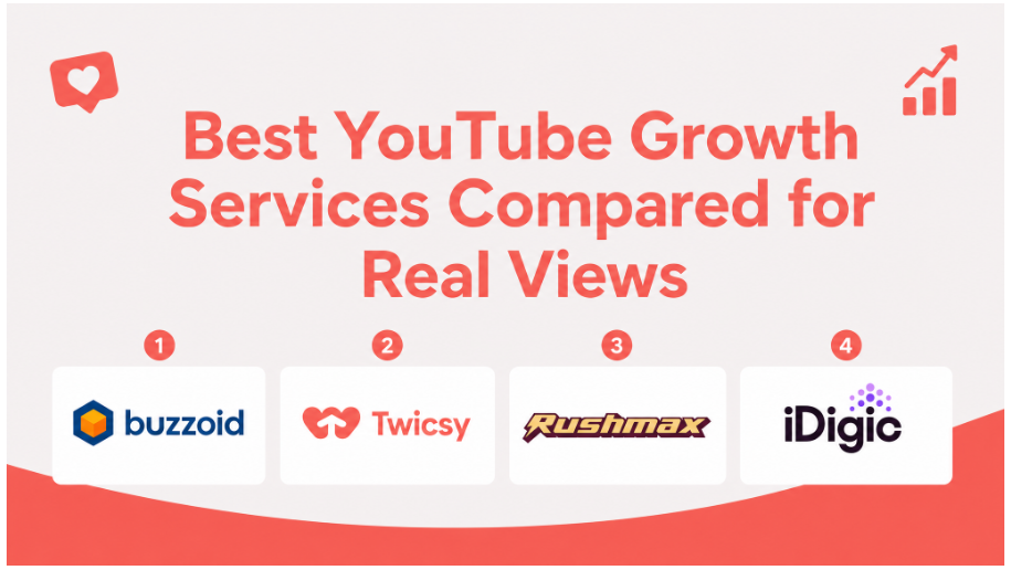 Best YouTube Growth Services Compared for Real Views